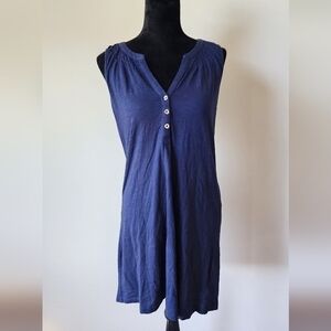 Lilly Pulitzer Gold Button Dress Navy Women's Size S.